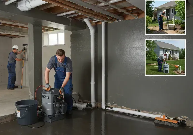 Basement Waterproofing and Flood Prevention process in Syracuse, IN